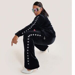 Paris Hilton Black Star Track Pants ( pants only)